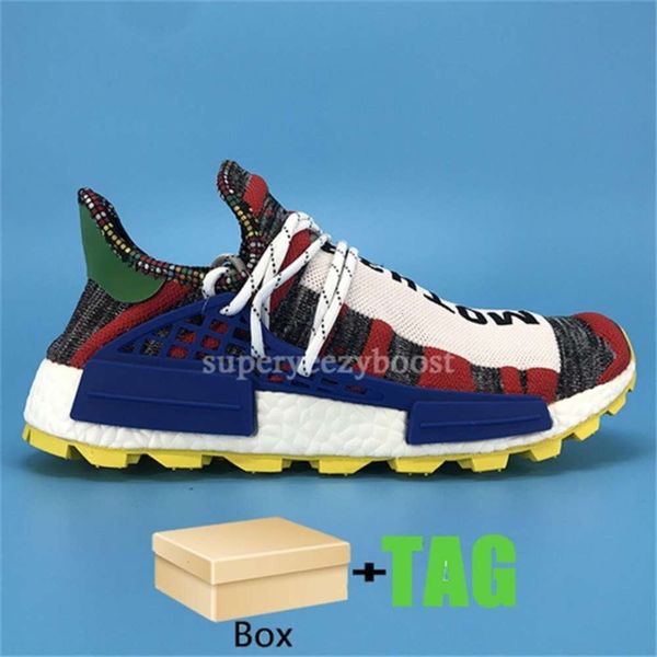 

with box nmd human race running shoes infinite species bbc hu pharrell williams solar pack oreo know soul men women trainers sneak, Black