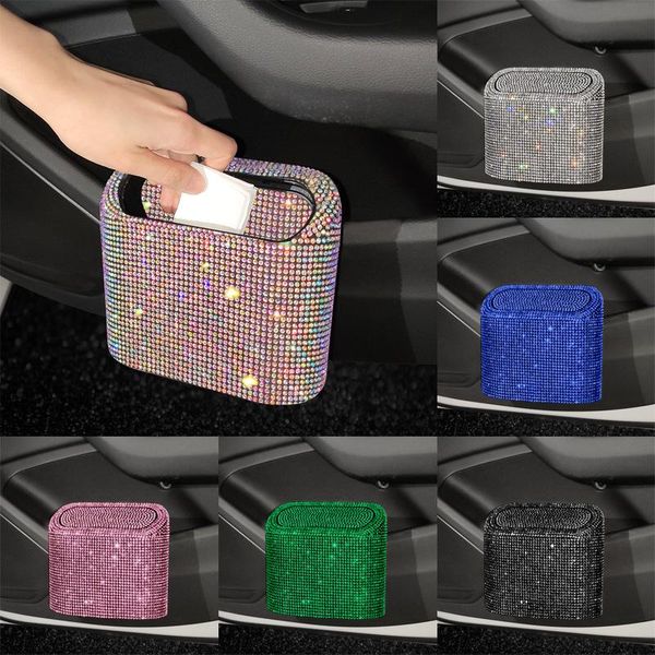

car organizer zk30 studded trash can storage box bag hanging type special creative interior accessories