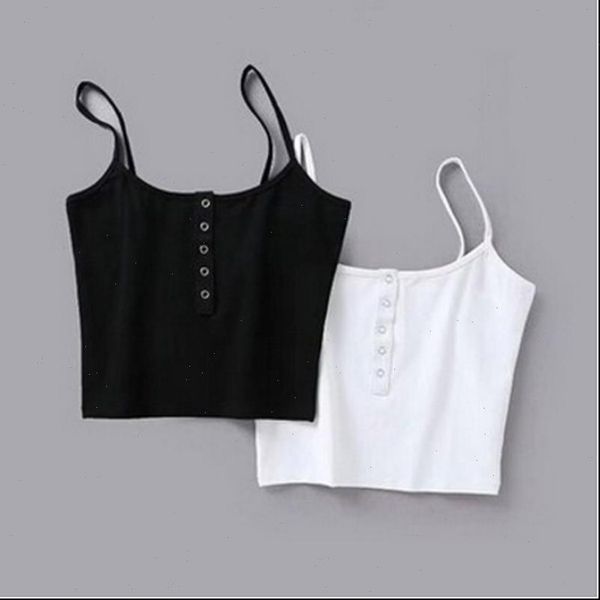

knitted camis for women crop sleeveless spaghetti strap female vest camisole summer female camis short shirt, White