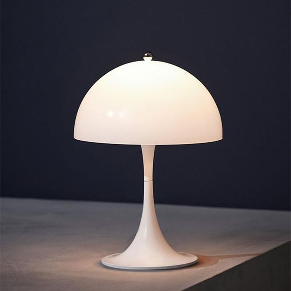 

Modern Mushroom Table Lamp Bedroom Bedside Lamp Louis Poulsen Panthella Desk Office Study Reading Lighting Fixtures