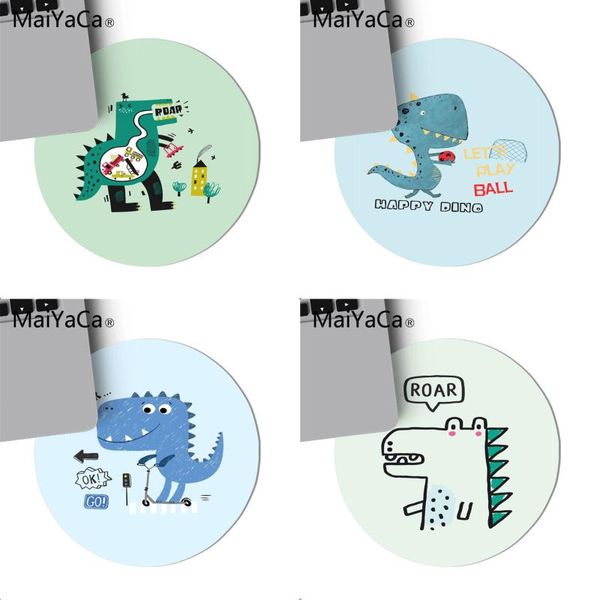 

mouse pads & wrist rests maiyaca design cute dinosaur keyboard gaming mousepads gamingÂ mouse pad for pc lapnotebook 20x20cm gamer desk