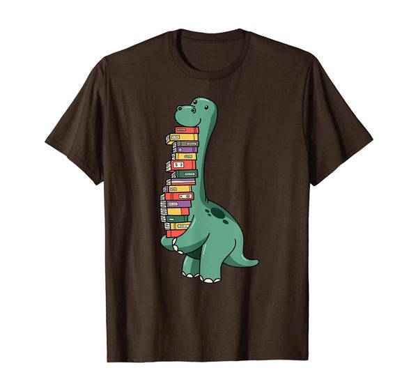 

Dinosaur Reading Reader Nerd Brain Food Librarian Shirt, Mainly pictures