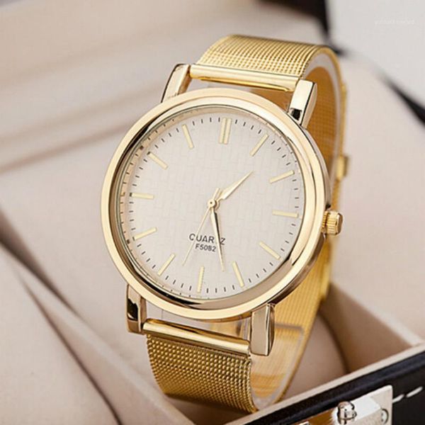 

wristwatches the choice for sucessful men luxury sample classic water resistant watch material hardlex stainless steel, Slivery;brown