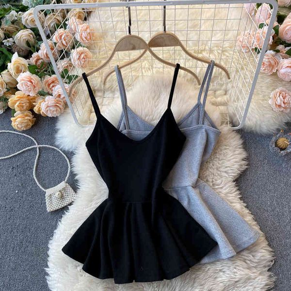 

women's tanks & camis spaghetti-style blouse, small t-shirt comfortable with ruffles rfnn, White