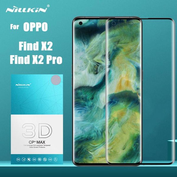 

oppo find x2 full coverage nillkin 3d cp+ max screen protector glass film for oppo find x2 findx2 pro