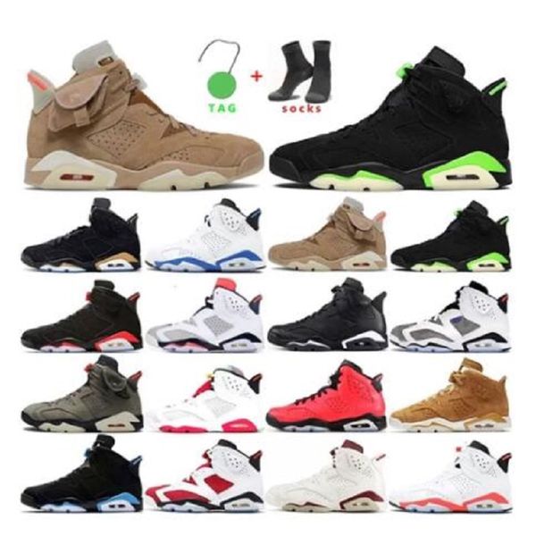

mens basketball shoes 6s british khaki sneakers sports outdoor hare infrared floral tech chrome sail brown men trainer fashion at sportsking