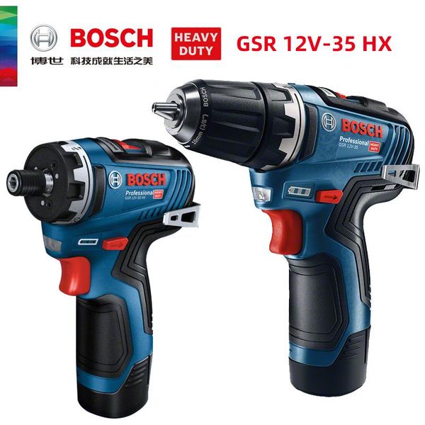 

professiona electric drills bosch gsr 12v-35 rechargeable hand drill multi-function household lithium battery brushless screwdriver