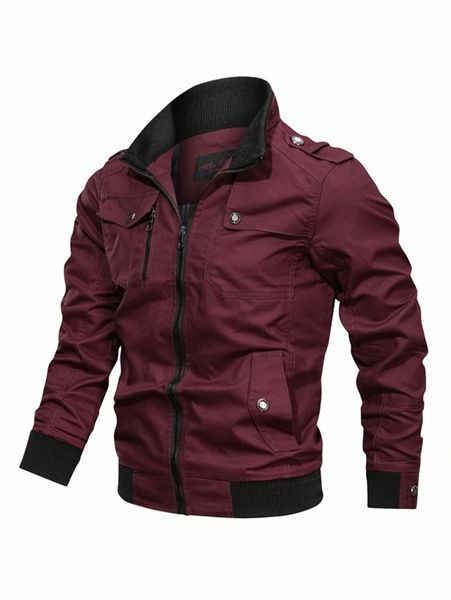 

men flap pocket zip detail jacket 14xw#, Black;brown