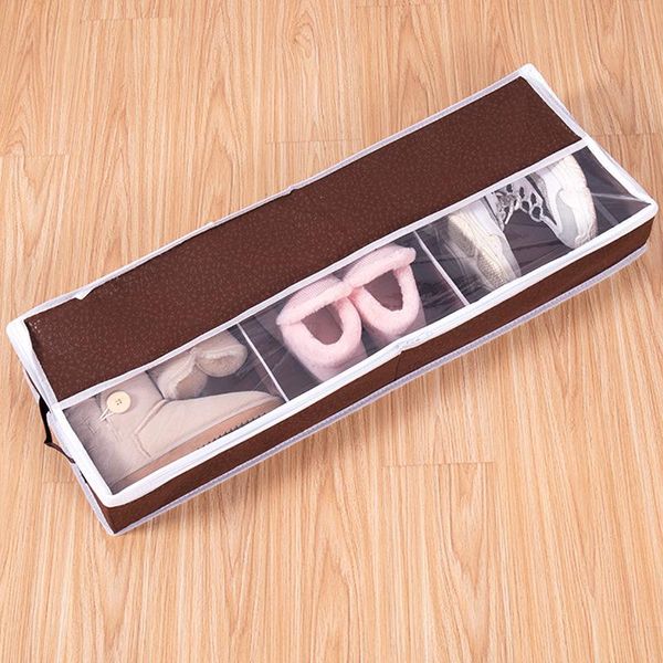 

clothing & wardrobe storage foldable compartment shoe bag dust proof moisture-proof organizer bed bottom shoes box for home travel