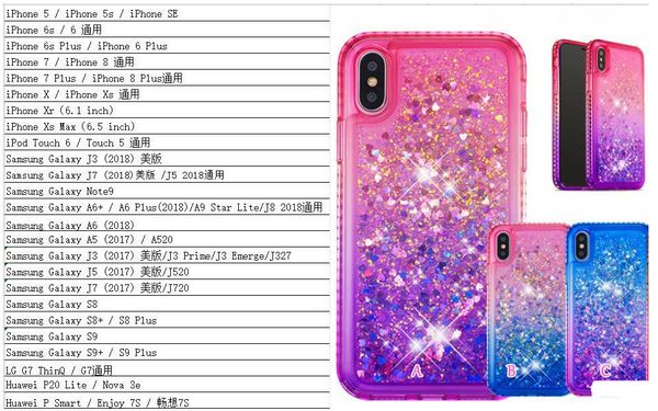 Жидкие алмазные чехлы для Galaxy S20 Ultra Plus A51 A71 A30S A40S A50S Soft TPU Градиентное покрытие Blingsand Alluctury Chromed задняя крышка