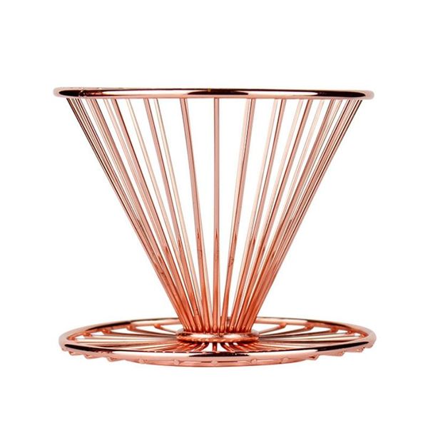 

coffee filters hand filter holder with base v-shaped tea mesh drip