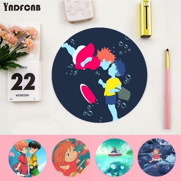 

mouse pads & wrist rests yndfcnb my favorite anime ponyo on the cliff beautiful round mat gaming mousepad rug for pc lapnotebook