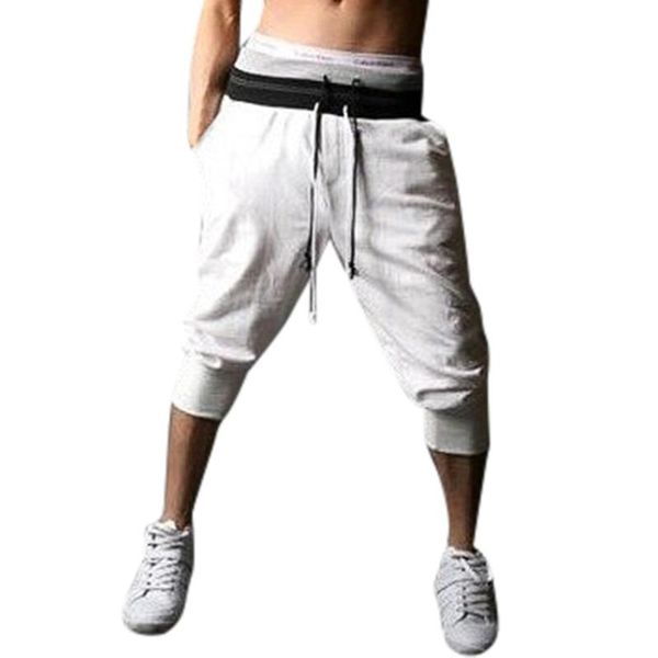 

men's pants mens joggers casual fitness men sportswear tracksuit bottoms skinny sweatpants trousers gyms jogger track 3.22, Black