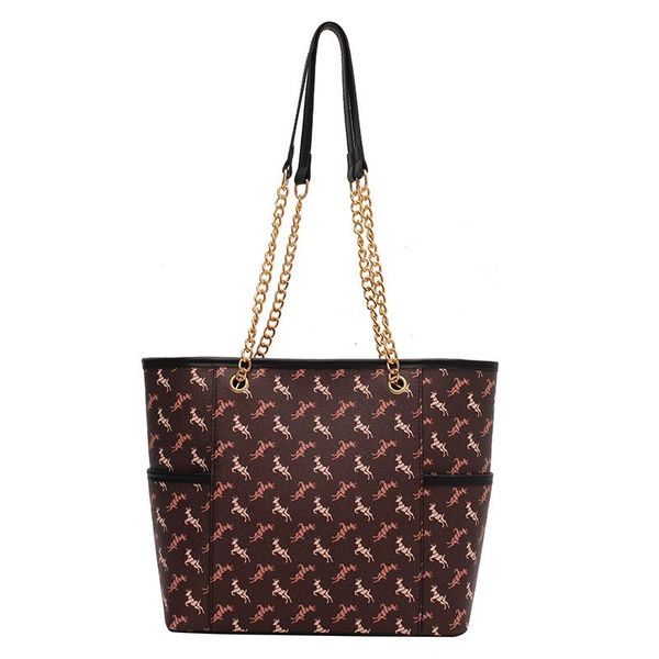 

evening bags fashion deer pattern handbag soft leather crossbody for women luxury ladies tote bag high capacity shoulder