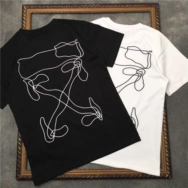 

2021 summer fashion street bf airport t-shirt short sleeve, White;black