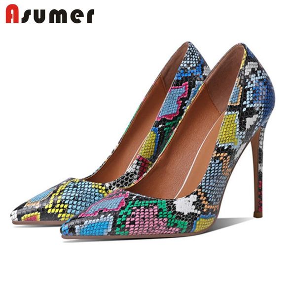 

dress shoes asumer 2021 pumps women party wedding est european style thin high heels single nightclub, Black