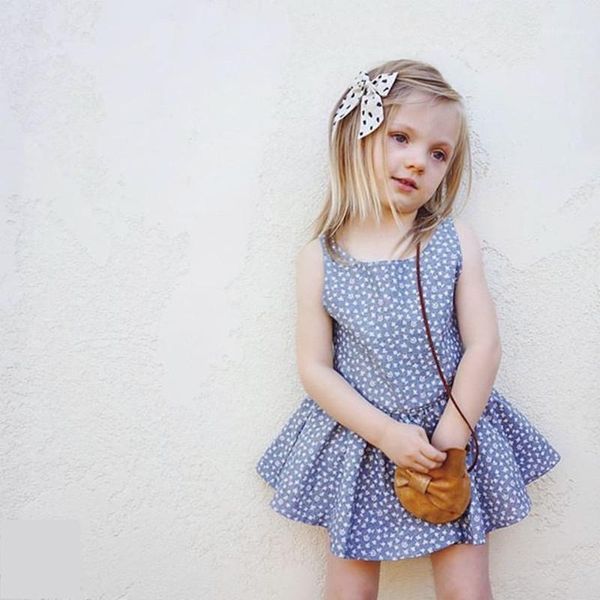 

skirts borumex super cute girl floral skirt summer blue european and american girls1