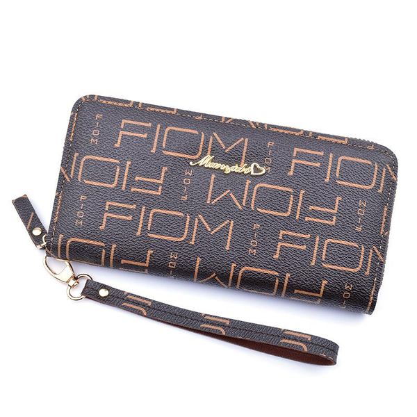 

wallets vintage women clutch wallet double zippers long purse leather card holder carteira feminina wws316, Red;black