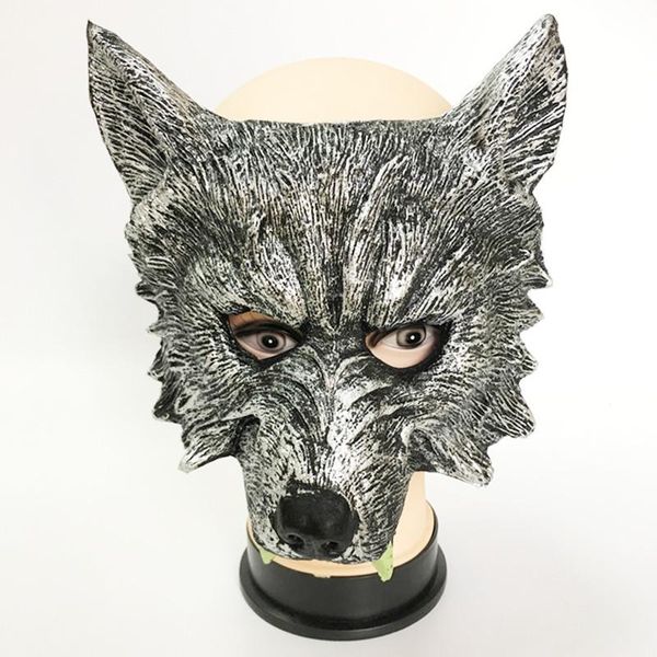 

party masks werewolf latex mask halloween animal costume hood wolf cosplay masquerade carnival purim masked ball rave dress