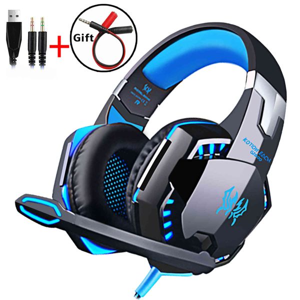 Cuffie da gioco cablate Cuffie Audio surround Bassi profondi Auricolari stereo Casque con microfono Gioco XBox PS4 PC portatile