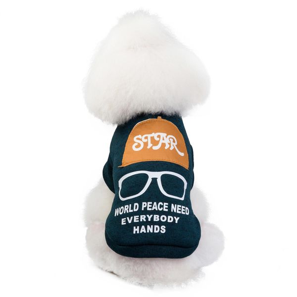 

pet dog clothes clothing and accessories autumn and winter fashion new selling spot wholesale 19 glasses hat sweater