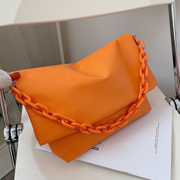 

style female trend korean 2021 bag trade ins simple chain armpit net red fashion new foreign shoulder ledkh