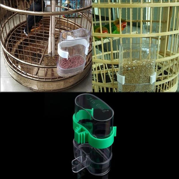 

bird pet drinker feeder waterer clip for aviary cage parrot lovebird dropshipping