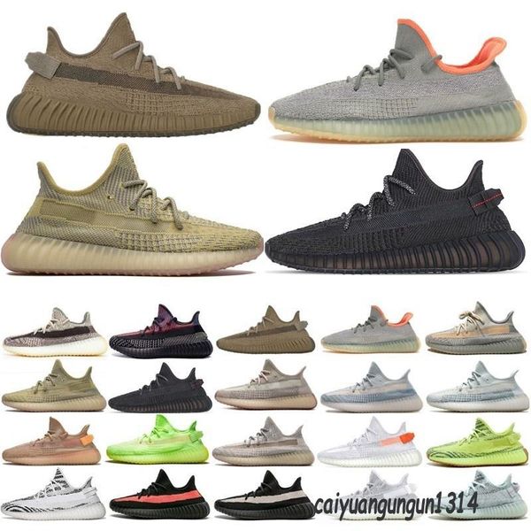 

2021 refective yecheil clay red static running shoes hyperspace true form black yellow sneakers mens women sho mzk yeezies boost