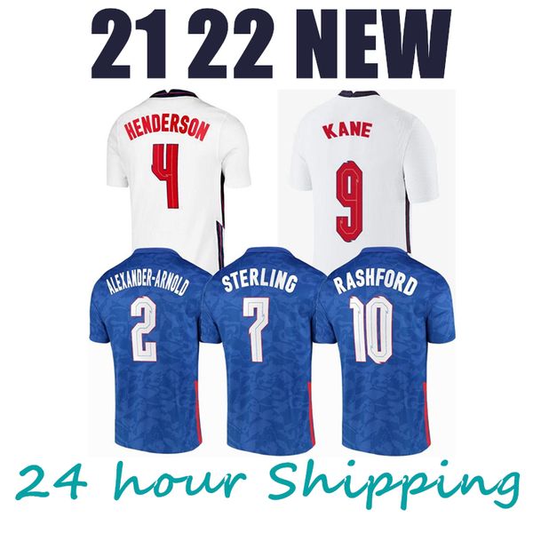 

thailand quality foden kane english football soccer jerseys 2021 sterling rashford mount sancho grealish 21 22 national kids kit sets footba, White;black