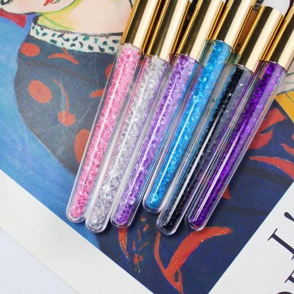 

false eyelashes crystal eyelash cleaning brush for extensions tools cleanser washing makeup lash applicato g2x5