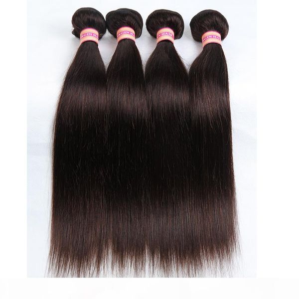 

peruvian virgin straight hair bundles body wave hair weaves natural color #2 #27 #99j #30 human hair weave, Black