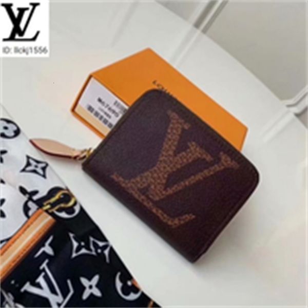

wallets brand leather designer evening luxury chain scbe purse m67690 real brown long painted zipper compact coin clutches purse men key car, Red;black