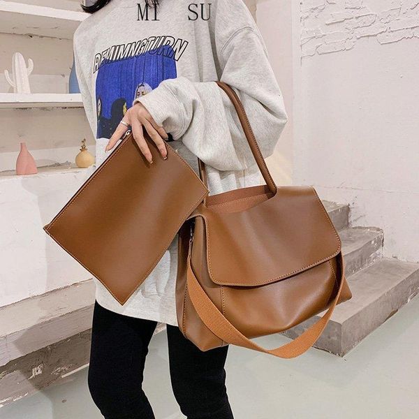 

vintage high-capacity designer pu leather crossbody bags for women 2021 women's trend handbags trending cross body bag