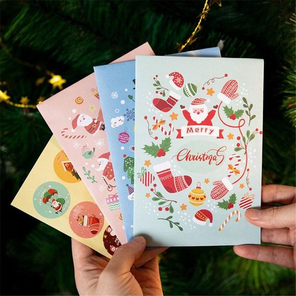 

christmas decorations merry party supplies decor xmas sealing stickers gift packing bags candy cookie bag