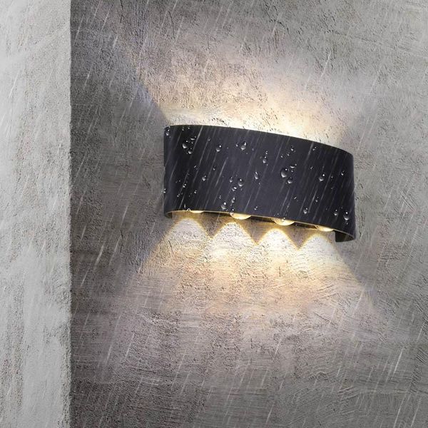 

led wall lamp waterproof simple stair corridor light for indoor outdoor js22