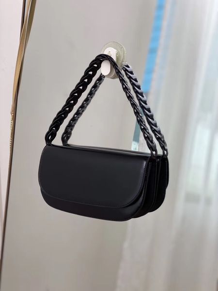 

Korean Style Fashionable Simple Cowhide Twist Weave Shoulder Strap Underarm Bag