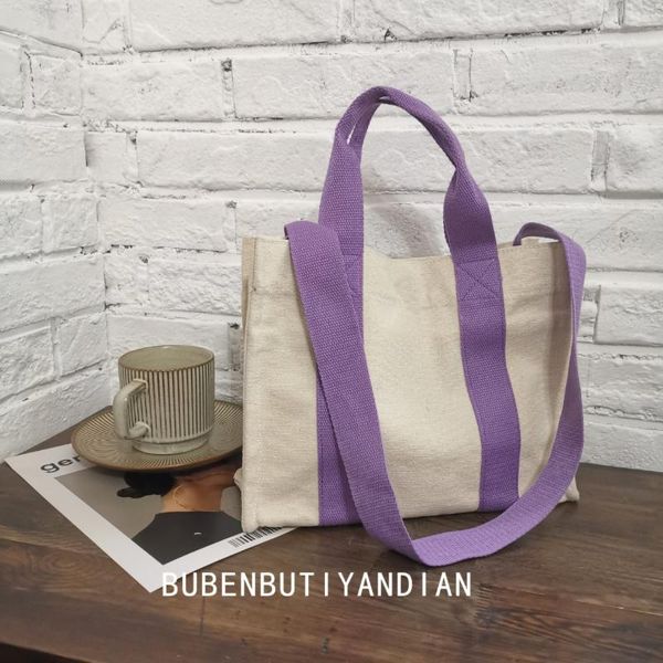 

shoulder bags casual canvas large capacity tote women handbags designer wide strap crossbody lady shopper bag female big purses