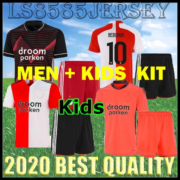 

kit 20 21 v.persie larsson soccer jersey home away black 2020 2021 berghuis vilhena jorgensen kids kit jersey football shirts