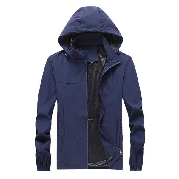 

men's jackets autumn and winter detachable hooded windbreaker waterproof outdoor thin jacket blouse soft shell coat, Black;brown