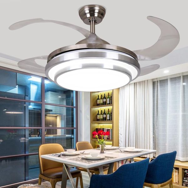 

modern ceiling fan with lights remote control abanico de techo 42/36 inch living room bedroom kitchen ceiling fan with lights