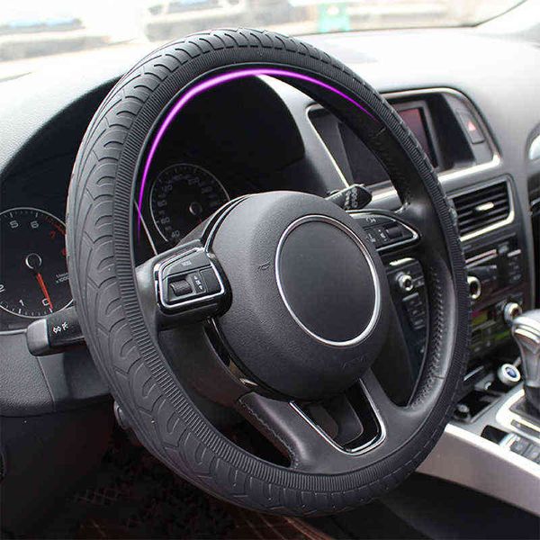 Universal Car Silicone Wheel Caso Capa Acessórios para carros à prova de skid para AudinissanpeugeothandAhyundaIbmw J220808