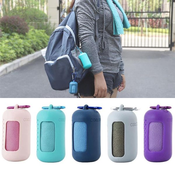 

cover-ups quick drying microfiber towel sports running outdoor camping portable fitness gym yoga beach travel silicone bag