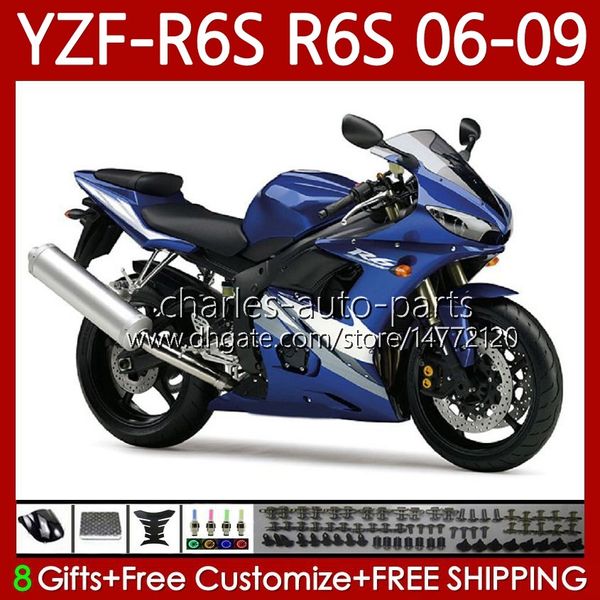 Yamaha YZF-R6S YZF R6S 600CC YZF-600 2006 2007 2008 2009 Vücut 96NO.79 YZF R6 S 600 09 YZF600 2006-2009 YZF600 2006-2009 YZF600 2006-2009 Motosiklet Fairing