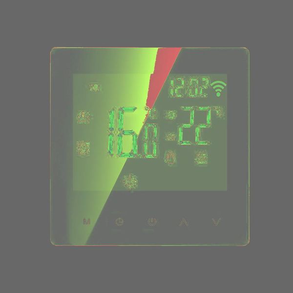 

smart home control thermostat water/gas boiler digital temperature controller touchscreen lcd display week programmable heating