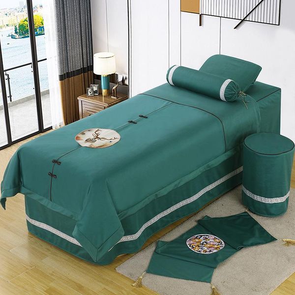 

sheets & sets four-piece beauty bedspread, european cotton salon supplies, ear massage and body care bed cover custom-made sheet