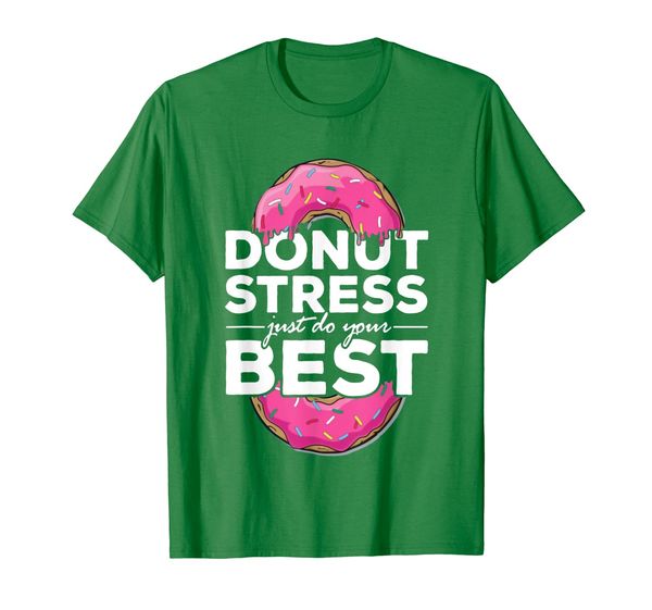 

Donut Stress Just Do Your Best Teacher Testing Day T-Shirt, Mainly pictures