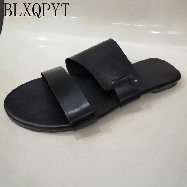 

sandals blxqpyt gladiator women super big size 34-52 summer shoes woman casual beach slippers out home 1904, Black