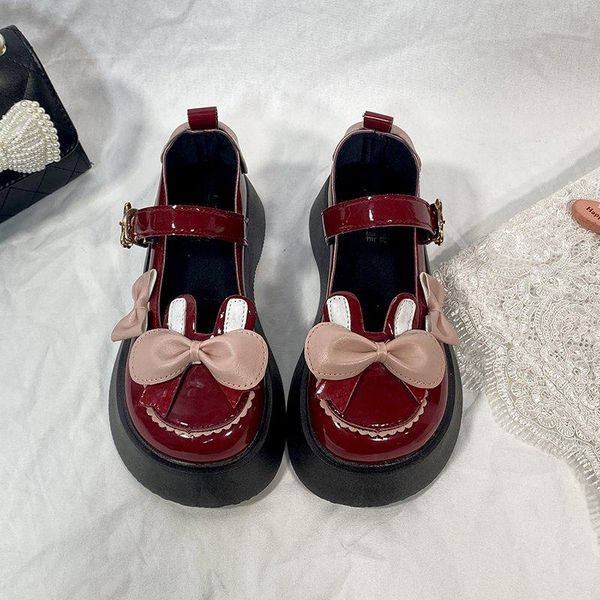 

Sandals 2021 Spring And Autumn Leisure Increase Ladies Non-Slip Leather Platform Buckle Walking Comfortable Shoes Size 35-39 Wholesale, Tdx-2-red