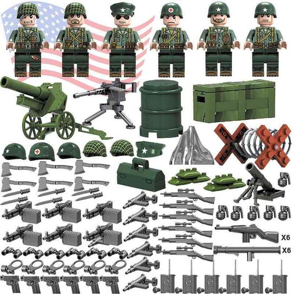 

compatible with lego police special forces military weapons eating chicken doll world war ii assembled building block toys