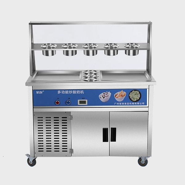 

ice cream making machine 2021 commercial stainless steel pakistan fried roll